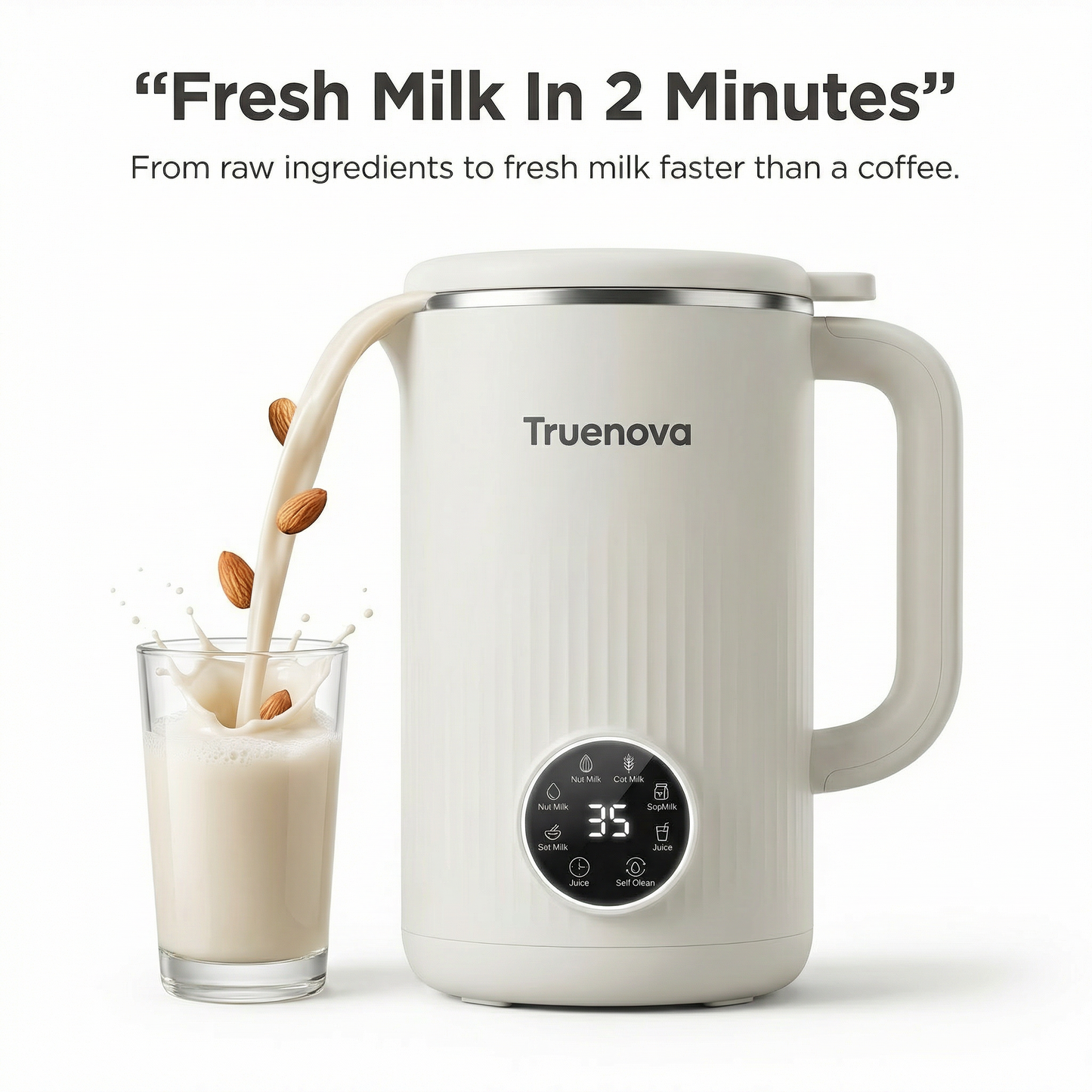 Fresh, Healthy, Homemade Nut Milk in Minutes